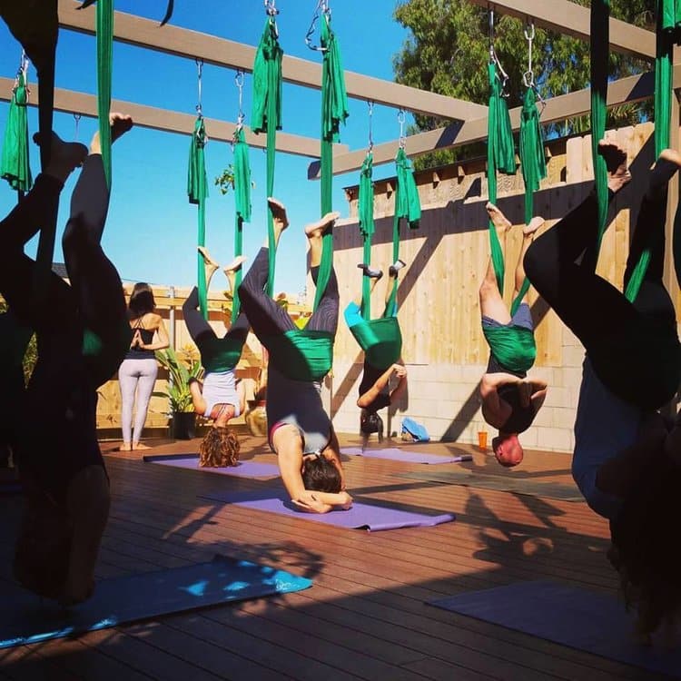 Aerial yoga